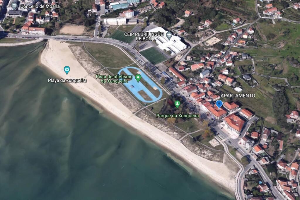 Apartamento Primera línea de playa Rías Baixas, Moaña Exterior foto